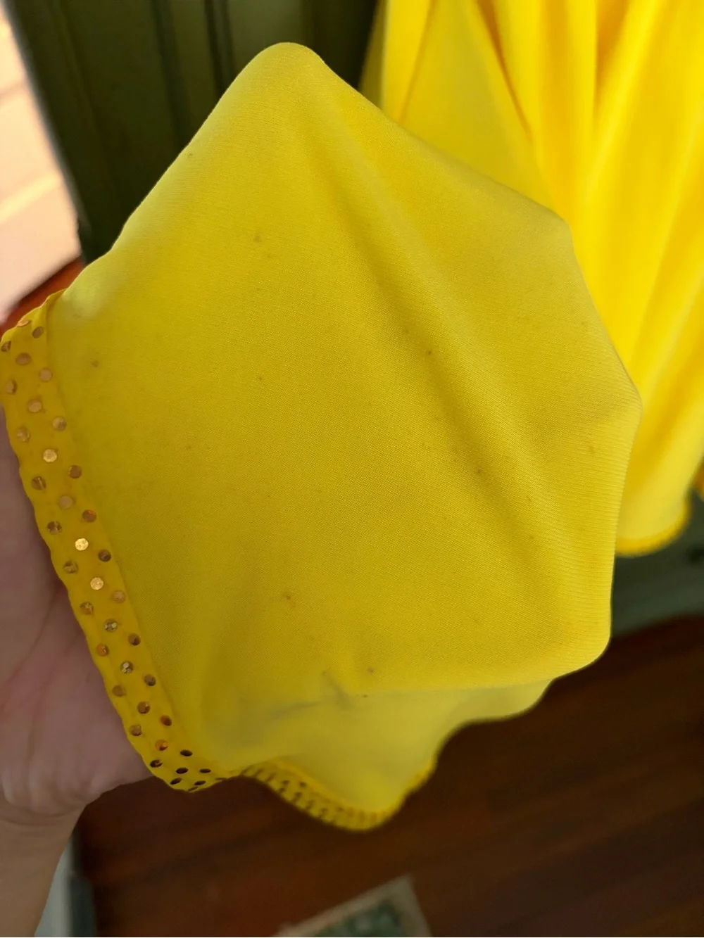 Yellow Dance Costume with Scrunchie MA
